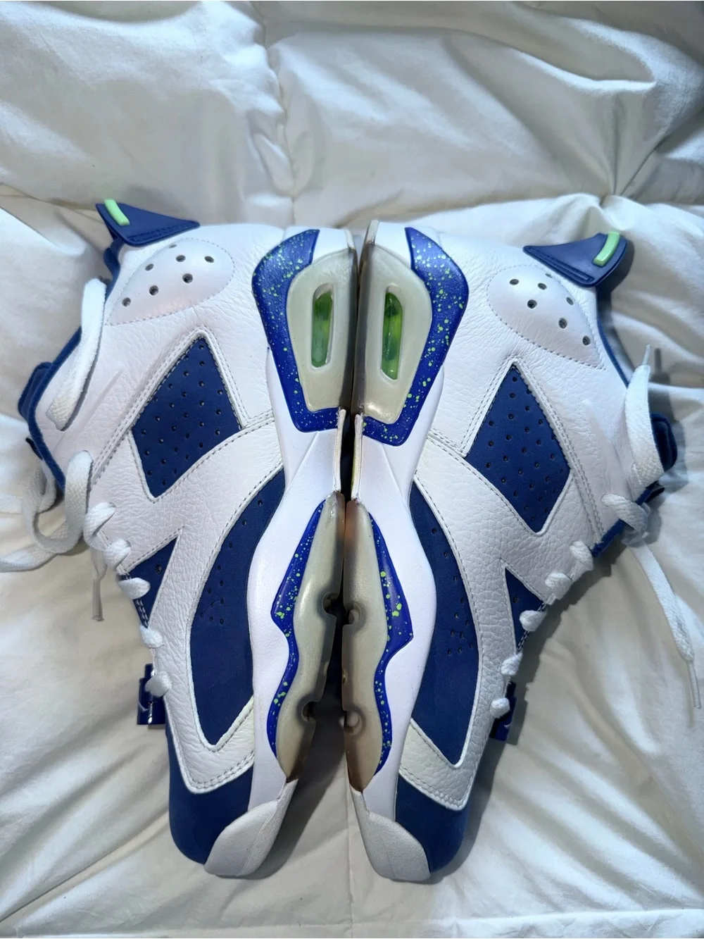 Air Jordan 6 Retro Low Insignia Blue Ghost Green Men’s 8.5